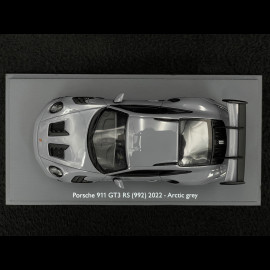 Porsche 911 GT3 RS Type 992 2022 Arktischesgrau 1/43 Schuco 43U00001