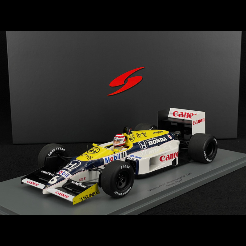 Nelson Piquet Williams FW11 n° 6 Sieger Brasilien GP 1986 F1 1/18 Spark 18S737
