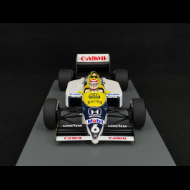 Nelson Piquet Williams FW11 n° 6 Winner Brazilian GP 1986 F1 1/18 Spark 18S737
