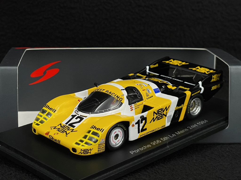Porsche 956 n° 12 5th 24h Le Mans 1984 New Man 1/43 Spark S9859