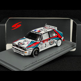 Lancia Delta HF Integrale EVO n° 3 Winner Rally Tour de Corse 1992 1/43 Spark S9017