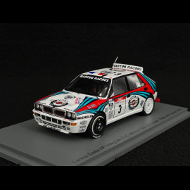 Lancia Delta HF Integrale EVO n° 3 Winner Rally Tour de Corse 1992 1/43 Spark S9017