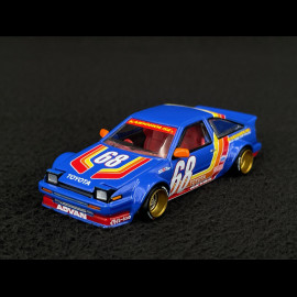 Toyota Sprinter Trueno AE86 n° 68 Kaido Racing V1 1983 Blue 1/64 Mini GT KHMG196