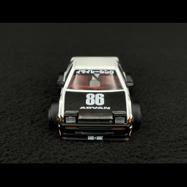 Toyota Sprinter Trueno AE86 n°86 Kaido Works IMAI Racing V1 1983 White 1/64 Mini GT KHMG180