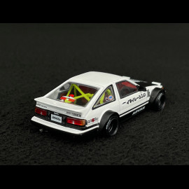 Toyota Sprinter Trueno AE86 n° 86 Kaido Works IMAI Racing V1 1983 Weiß 1/64 Mini GT KHMG180