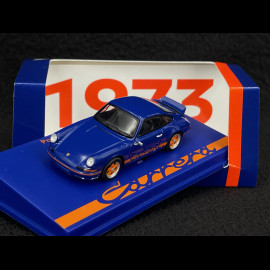 Porsche 911 RS 2.7 1973 Blue / Orange 1/64 Spark 64SP007-A