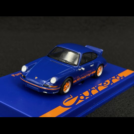 Porsche 911 RS 2.7 1973 Blue / Orange 1/64 Spark 64SP007-A