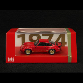 Porsche 911 RS 3.0 1974 Indischrot / Gold 1/64 Spark 64SP007-C