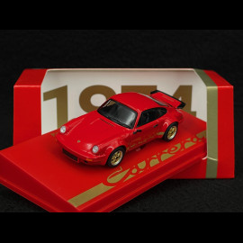 Porsche 911 RS 3.0 1974 Indischrot / Gold 1/64 Spark 64SP007-C