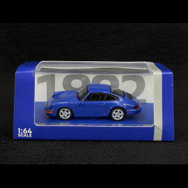 Porsche 911 Carrera RS 3.6 Typ 964 1992 Maritimblau / Grau 1/64 Spark 64SP007-E