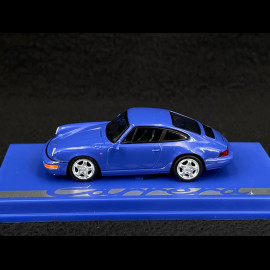 Porsche 911 Carrera RS 3.6 Typ 964 1992 Maritimblau / Grau 1/64 Spark 64SP007-E