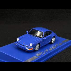 Porsche 911 Carrera RS 3.6 Typ 964 1992 Maritimblau / Grau 1/64 Spark 64SP007-E