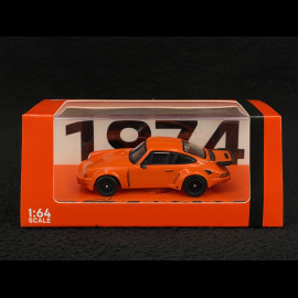 Porsche 911 RS 3.0 1974 Continental Orange / Schwarz 1/64 Spark 64SP007-D