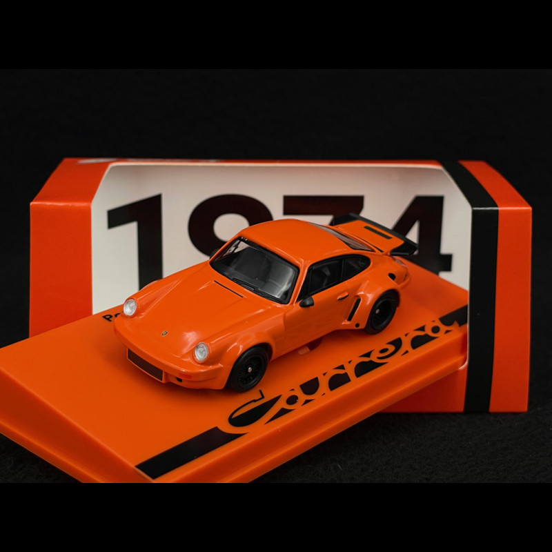 Porsche 911 RS 3.0 1974 Continental Orange / Schwarz 1/64 Spark 64SP007-D