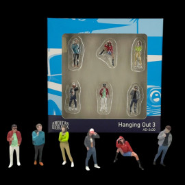 Set Figurines Sporty and Elegant Style Various Characters Diorama 1/64 Mini GT AD-2430