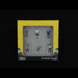 Set American People Figuren Straßenstil Diorama 1/64 Mini GT AD-2429