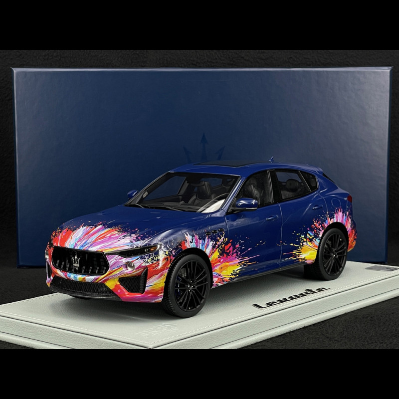 Maserati Levante Trofeo Fuoriserie Edition Massimo Bottura 2020 Blu Stradale 1/18 BBR Models BBRC1844BOTMAS