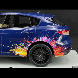 Maserati Levante Trofeo Fuoriserie Edition Massimo Bottura 2020 Blu Stradale 1/18 BBR Models BBRC1844BOTMAS