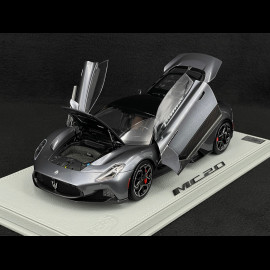 Maserati MC20 2020 Grigio Mister / Glänzendes Schwarz 1/18 BBR Models HE180051FMAS