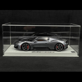 Maserati MC20 2020 Grigio Mister / Glossy Black 1/18 BBR Models HE180051FMAS