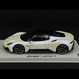 Maserati MC20 2020 Bianco Audace / Glossy Black 1/18 BBR Models HE180051AMAS