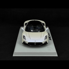 Maserati MC20 2020 Bianco Audace / Glossy Black 1/18 BBR Models HE180051AMAS