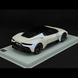 Maserati MC20 2020 Bianco Audace / Glänzendes Schwarz 1/18 BBR Models HE180051AMAS