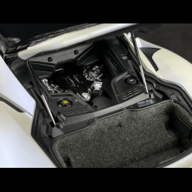 Maserati MC20 2020 Bianco Audace / Glänzendes Schwarz 1/18 BBR Models HE180051AMAS