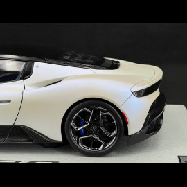 Maserati MC20 2020 Bianco Audace / Glossy Black 1/18 BBR Models HE180051AMAS