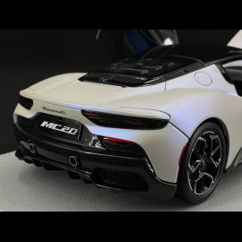 Maserati MC20 2020 Bianco Audace / Glossy Black 1/18 BBR Models HE180051AMAS