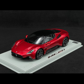 Maserati MC20 2020 Rosso Vincente / Glänzendes Schwarz 1/18 BBR Models HE180051CMAS
