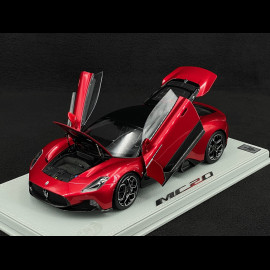 Maserati MC20 2020 Rosso Vincente / Glänzendes Schwarz 1/18 BBR Models HE180051CMAS