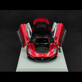 Maserati MC20 2020 Rosso Vincente / Glänzendes Schwarz 1/18 BBR Models HE180051CMAS