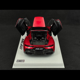 Maserati MC20 2020 Rosso Vincente / Glänzendes Schwarz 1/18 BBR Models HE180051CMAS