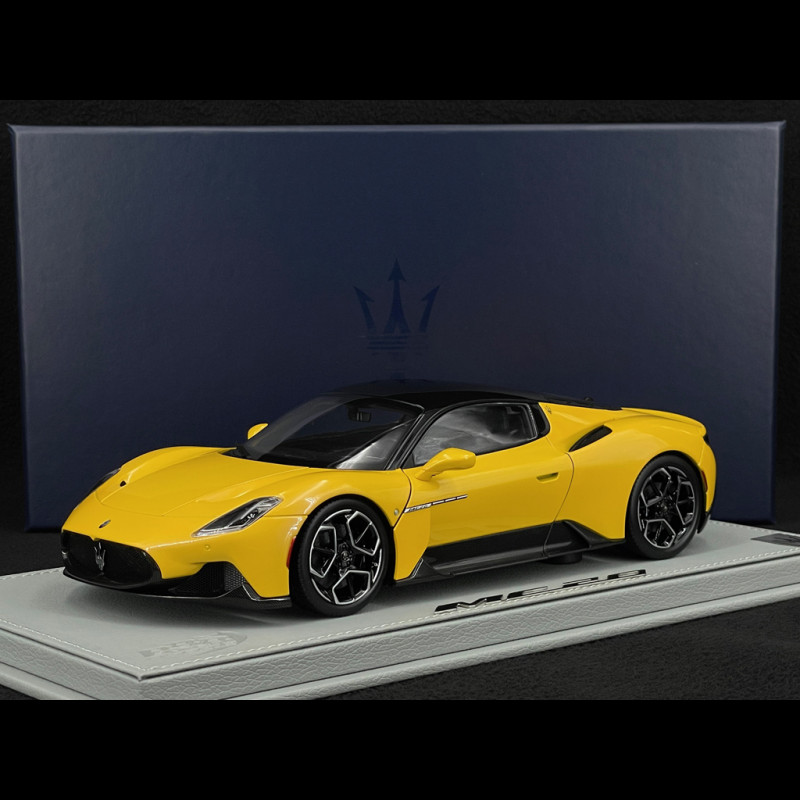 Maserati MC20 2020 Giallo Genio / Glossy Black 1/18 BBR Models HE180051DMAS