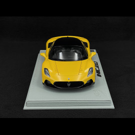 Maserati MC20 2020 Giallo Genio / Glänzendes Schwarz 1/18 BBR Models HE180051DMAS