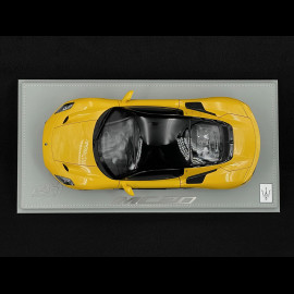 Maserati MC20 2020 Giallo Genio / Glänzendes Schwarz 1/18 BBR Models HE180051DMAS