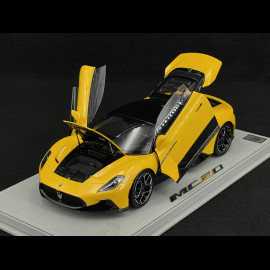 Maserati MC20 2020 Giallo Genio / Glänzendes Schwarz 1/18 BBR Models HE180051DMAS