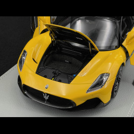 Maserati MC20 2020 Giallo Genio / Glänzendes Schwarz 1/18 BBR Models HE180051DMAS