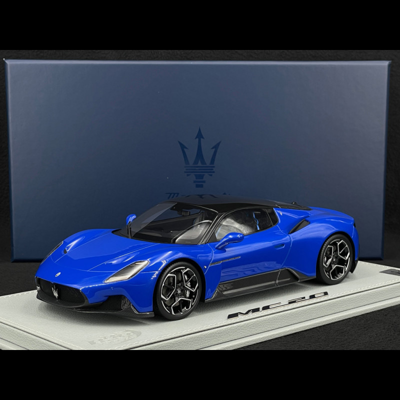Maserati MC20 2020 Blu Infinito / Glossy Black 1/18 BBR Models P18191EMAS