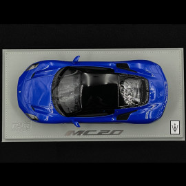 Maserati MC20 2020 Blu Infinito / Glossy Black 1/18 BBR Models P18191EMAS