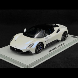 Maserati MC20 2020 Bianco Audace / Glossy Black 1/18 BBR Models P18191D1MAS