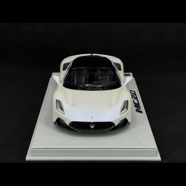 Maserati MC20 2020 Bianco Audace / Glossy Black 1/18 BBR Models P18191D1MAS