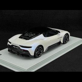 Maserati MC20 2020 Bianco Audace / Glänzendes Schwarz 1/18 BBR Models P18191D1MAS