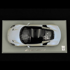 Maserati MC20 2020 Bianco Audace / Glossy Black 1/18 BBR Models P18191D1MAS