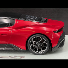 Maserati MC20 2020 Rosso Vincente / Glänzendes Schwarz Limitierte Auflage 1/18 BBR Models P18191CMAS