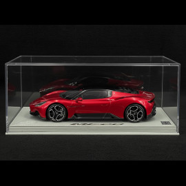 Maserati MC20 2020 Rosso Vincente / Glossy Black Limited Edition 1/18 BBR Models P18191CMAS
