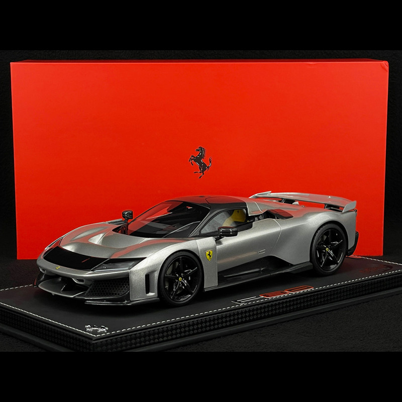 LETZTER TEIL DER SERIE : 24/24 Ferrari F80 2024 Aluminium Lucido 1/18 BBR Models P18253E