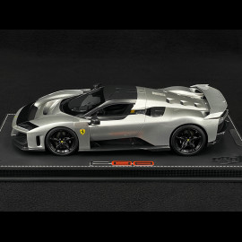 LAST IN THE SERIES : 24/24 Ferrari F80 2024 Aluminum Lucido 1/18 BBR Models P18253E