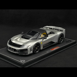 LAST IN THE SERIES : 24/24 Ferrari F80 2024 Aluminum Lucido 1/18 BBR Models P18253E